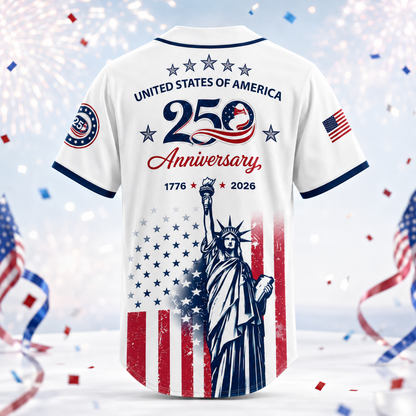 Flowzen™ USA 250th Anniversary Baseball Jersey