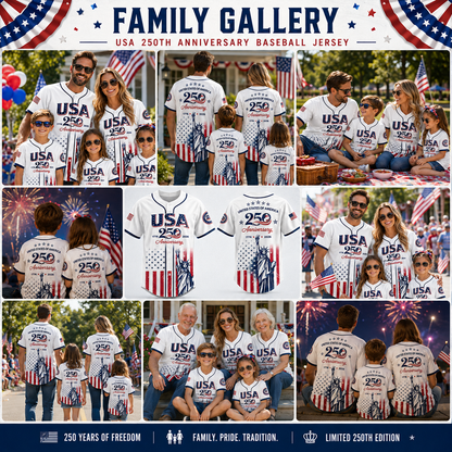 Flowzen™ USA 250th Anniversary Baseball Jersey