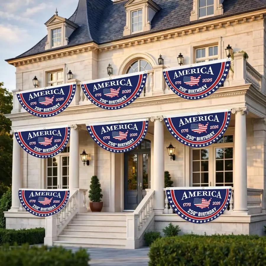 250th Anniversary Semicircular Flag